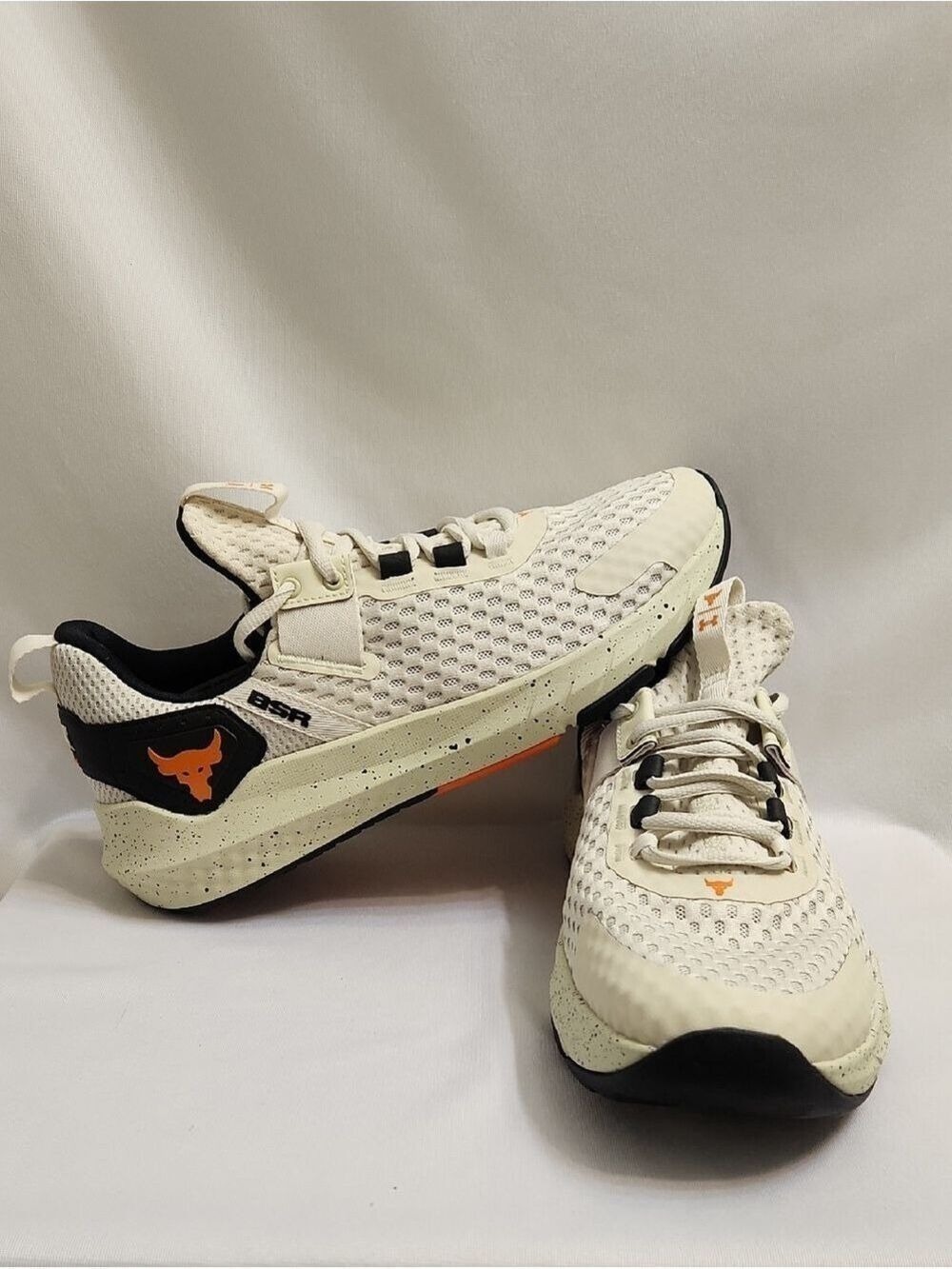 Under Armour Project Rock BSR 4 Silt Speckled Training Sneakers (W Size 10)